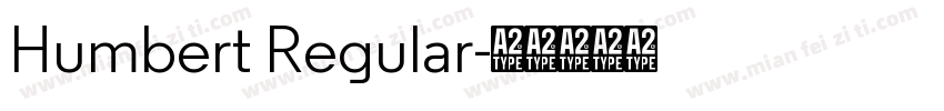 Humbert Regular字体转换